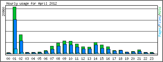 Hourly usage