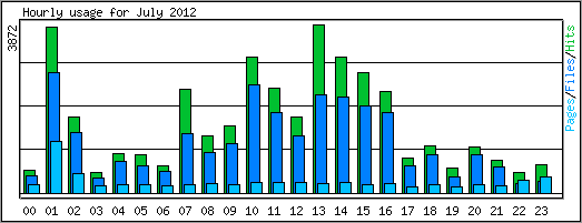 Hourly usage