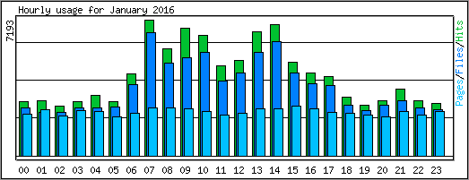 Hourly usage