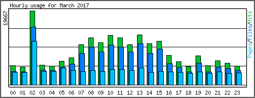 Hourly usage